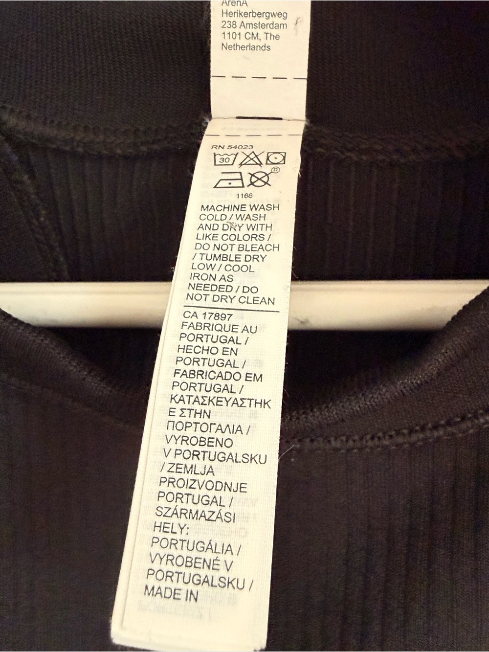 Athleta Renew Racerback Tank Top Black Ribbed Workout Activewear Women's Size 1X - Picture 6 of 8